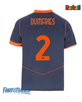 Inter Milan Denzel Dumfries #2 Tricou Fotbal Replică 2025-26 Barbati Treilea